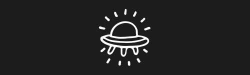 Ufo brush stroke preview from Doodle Stamps Vol.1 for Procreate