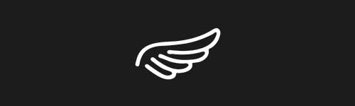 Wing Big brush stroke preview from Doodle Stamps Vol.1 for Procreate
