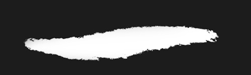 Splashy Stroke brush stroke preview from Impressionist Oils for Procreate