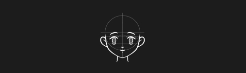 Forward brush stroke preview from Anime Heads for Procreate