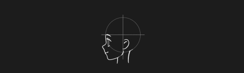 Right brush stroke preview from Anime Heads for Procreate