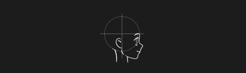 Left brush stroke preview from Anime Heads for Procreate