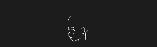 Down Right Clean brush stroke preview from Anime Heads for Procreate