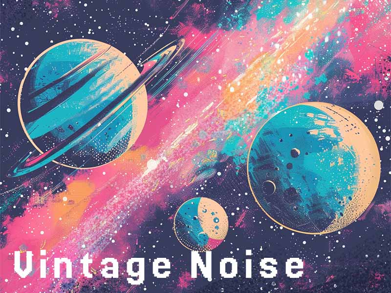 Vintage Noise Procreate brush pack preview