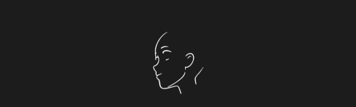Up Right Clean brush stroke preview from Anime Heads for Procreate