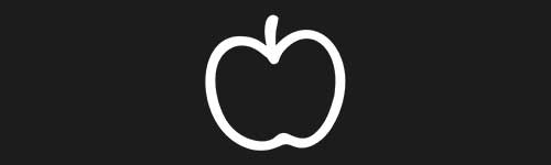 Apple brush stroke preview from Doodle Stamps Vol.2 for Procreate