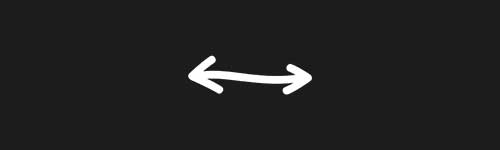 Arrow 3 brush stroke preview from Doodle Stamps Vol.2 for Procreate