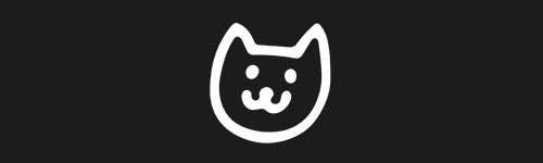 Cat brush stroke preview from Doodle Stamps Vol.2 for Procreate