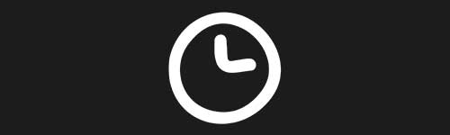 Clock 1 brush stroke preview from Doodle Stamps Vol.2 for Procreate