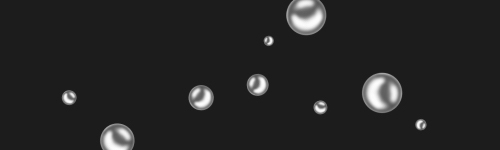 Blurry Bubbles brush stroke preview from Bubble Brushes for Procreate