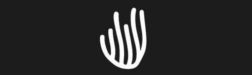 Coral 2 brush stroke preview from Doodle Stamps Vol.2 for Procreate