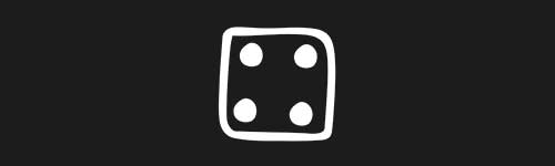 Dice 4 brush stroke preview from Doodle Stamps Vol.2 for Procreate