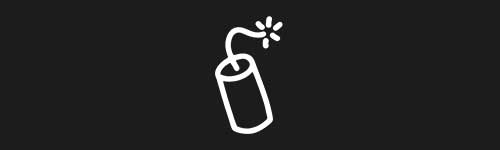 Dynamite brush stroke preview from Doodle Stamps Vol.2 for Procreate