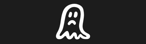 Ghost Sad brush stroke preview from Doodle Stamps Vol.2 for Procreate