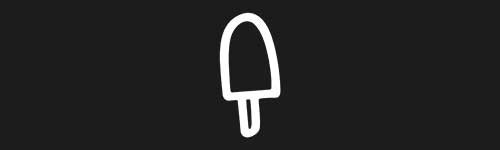 Icecream brush stroke preview from Doodle Stamps Vol.2 for Procreate