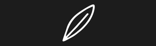 Leaf 3 brush stroke preview from Doodle Stamps Vol.2 for Procreate