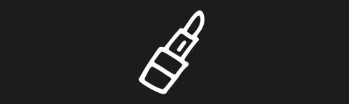 Lipstick brush stroke preview from Doodle Stamps Vol.2 for Procreate
