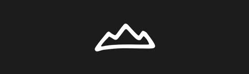 Mountain 1 brush stroke preview from Doodle Stamps Vol.2 for Procreate