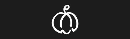 Pumpkin 1 brush stroke preview from Doodle Stamps Vol.2 for Procreate