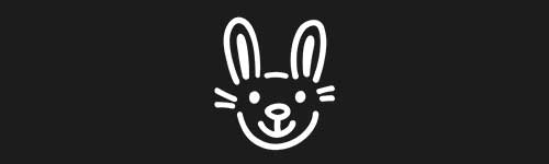 Rabbit 2 brush stroke preview from Doodle Stamps Vol.2 for Procreate