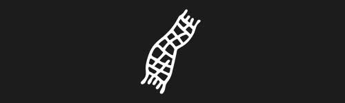 Scarf Worn brush stroke preview from Doodle Stamps Vol.2 for Procreate