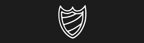 Shield 1 brush stroke preview from Doodle Stamps Vol.2 for Procreate