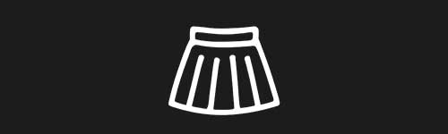 Skirt 1 brush stroke preview from Doodle Stamps Vol.2 for Procreate