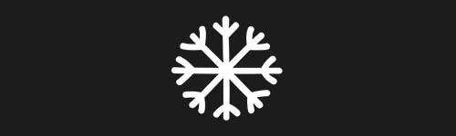 Snowflake 1 brush stroke preview from Doodle Stamps Vol.2 for Procreate