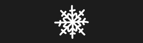 Snowflake 2 brush stroke preview from Doodle Stamps Vol.2 for Procreate