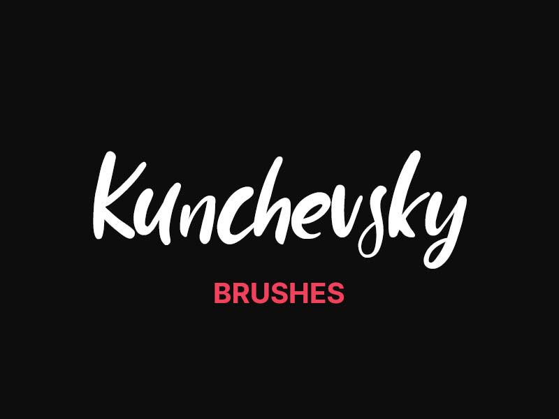 Kunchevsky Brushes Procreate brush pack preview