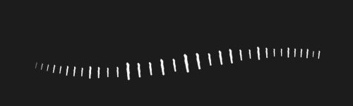 Sparse Lines brush stroke preview from Dynamic Hatching for Procreate