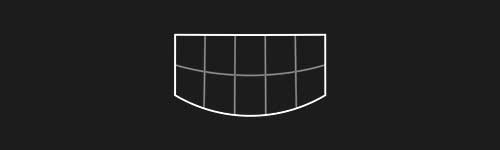 Arc Bottom S brush stroke preview from Lettering Grids for Procreate