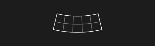 Arc Down S1 brush stroke preview from Lettering Grids for Procreate