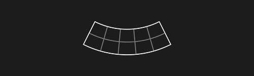 Arc Down S2 brush stroke preview from Lettering Grids for Procreate