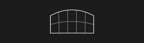 Arc Top S brush stroke preview from Lettering Grids for Procreate