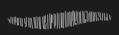 Textured Hatch brush stroke preview from Dynamic Hatching for Procreate