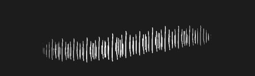 Overlaying Hatch brush stroke preview from Dynamic Hatching for Procreate