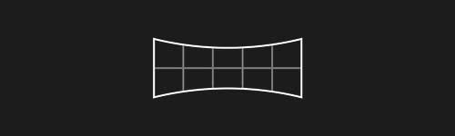 Bulged In Rect S1 brush stroke preview from Lettering Grids for Procreate