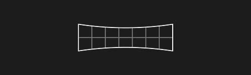 Bulged In Rect M1 brush stroke preview from Lettering Grids for Procreate