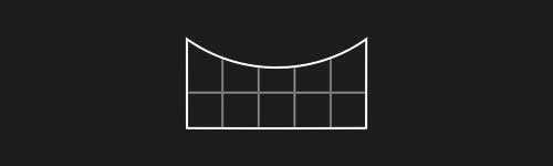 Bulged In Top S brush stroke preview from Lettering Grids for Procreate