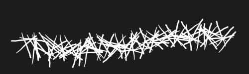 Hatch Mania brush stroke preview from Dynamic Hatching for Procreate