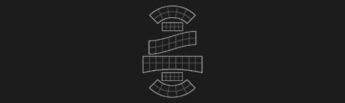 Composition 1 brush stroke preview from Lettering Grids for Procreate