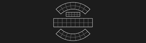 Composition 3 brush stroke preview from Lettering Grids for Procreate