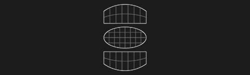 Composition 9 brush stroke preview from Lettering Grids for Procreate
