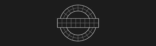 Composition 14 brush stroke preview from Lettering Grids for Procreate