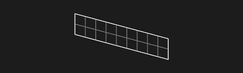 Decline L brush stroke preview from Lettering Grids for Procreate