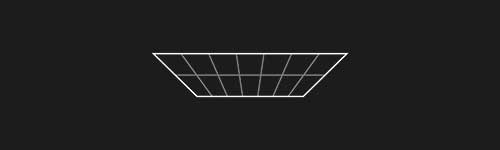 Distortion Up brush stroke preview from Lettering Grids for Procreate