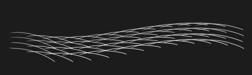 Hatch Scratch brush stroke preview from Dynamic Hatching for Procreate
