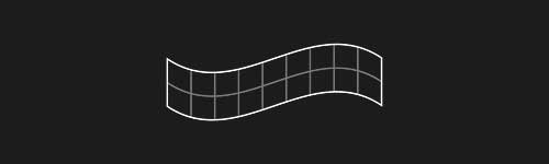 Flag L2 brush stroke preview from Lettering Grids for Procreate