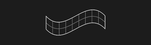 Flag L3 brush stroke preview from Lettering Grids for Procreate